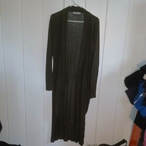 Zara Black Long Sleeve Casual Dress